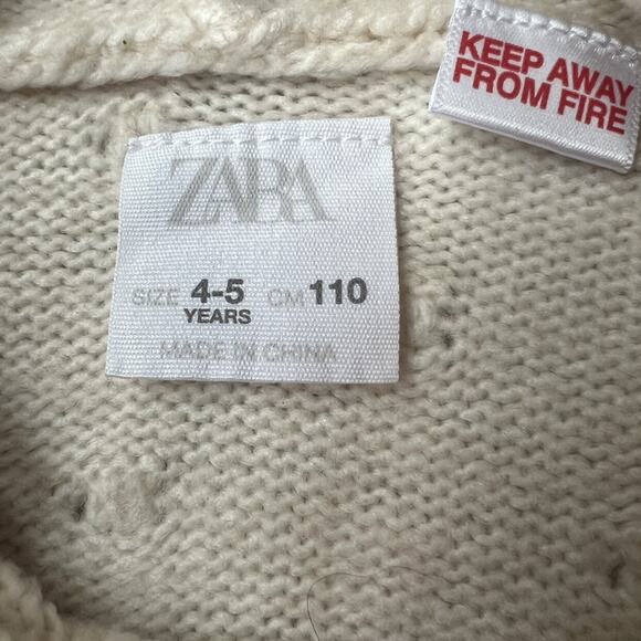 Zara Girls Popcorn Hooded Sweater - Picture 7 of 8
